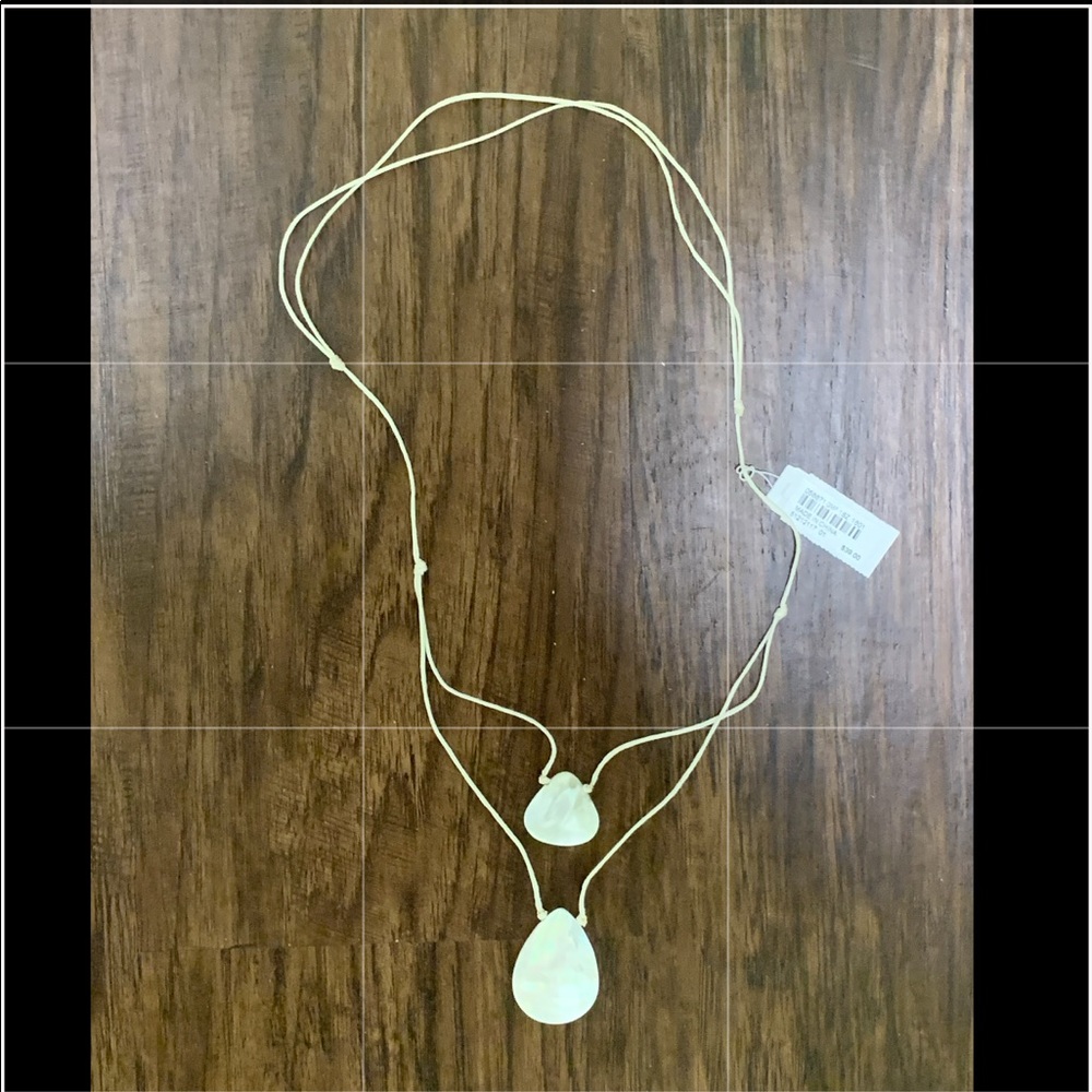 J.jill Sea mist layered necklace